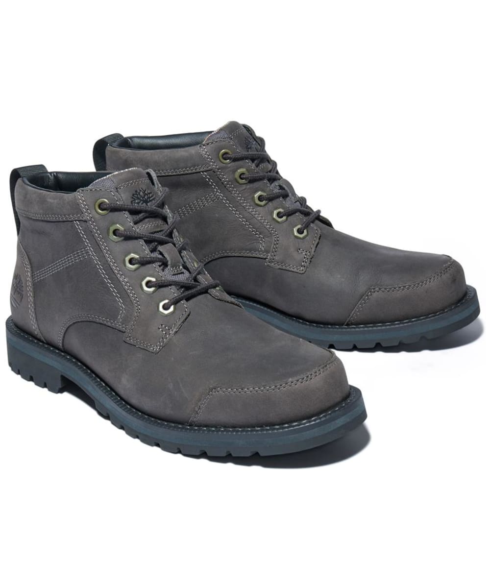View Mens Timberland Larchmont II Leather Chukka Boots Dark Grey Full Grain UK 11 information