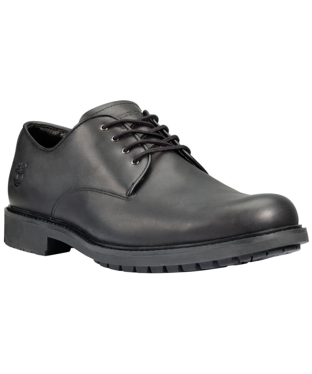 View Mens Timberland Stormbucks Leather Oxford Shoes Black Fullgrain UK 9 information
