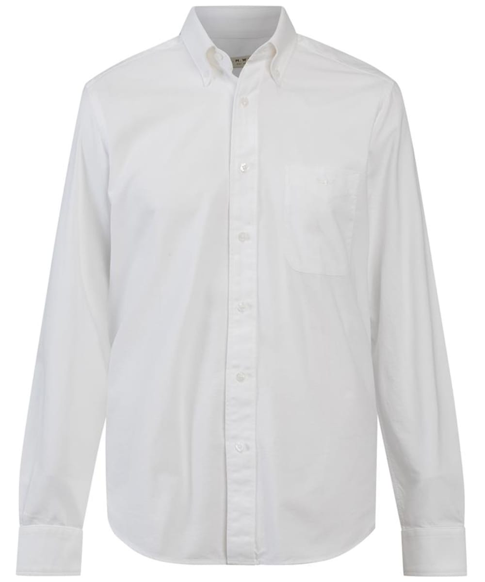 View Mens RM Williams Jervis Button Down Cotton Shirt White UK M information