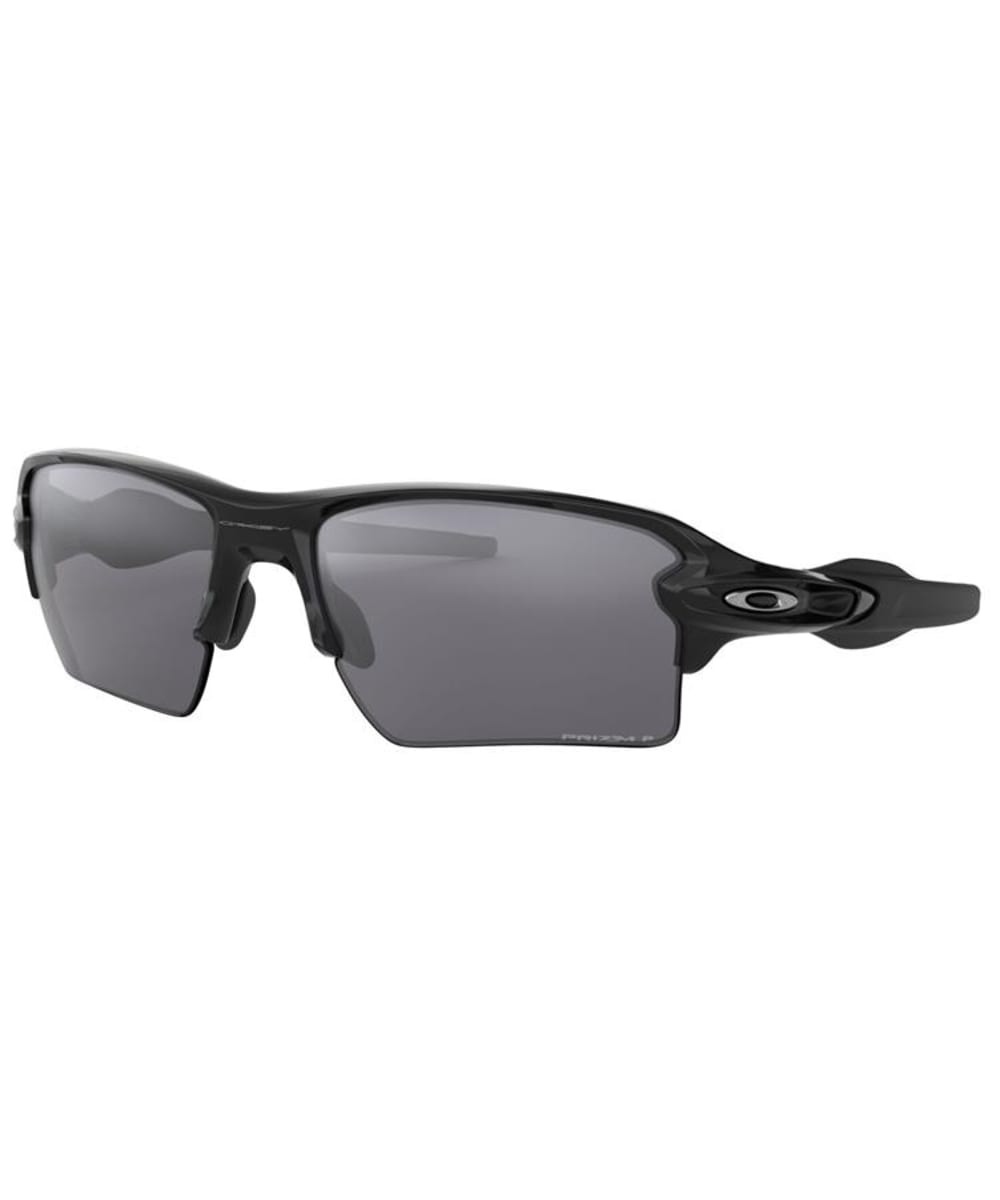 View Oakley Flak 20 XL Polarized Sunglasses Prizm Black Lenses Polished Black One size information