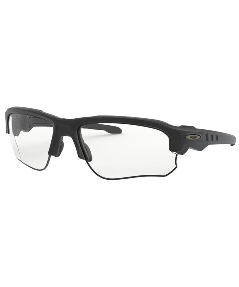 View Oakley Standard Issue Speed Jacket Ballistic Glasses Matte Black Clear One size information