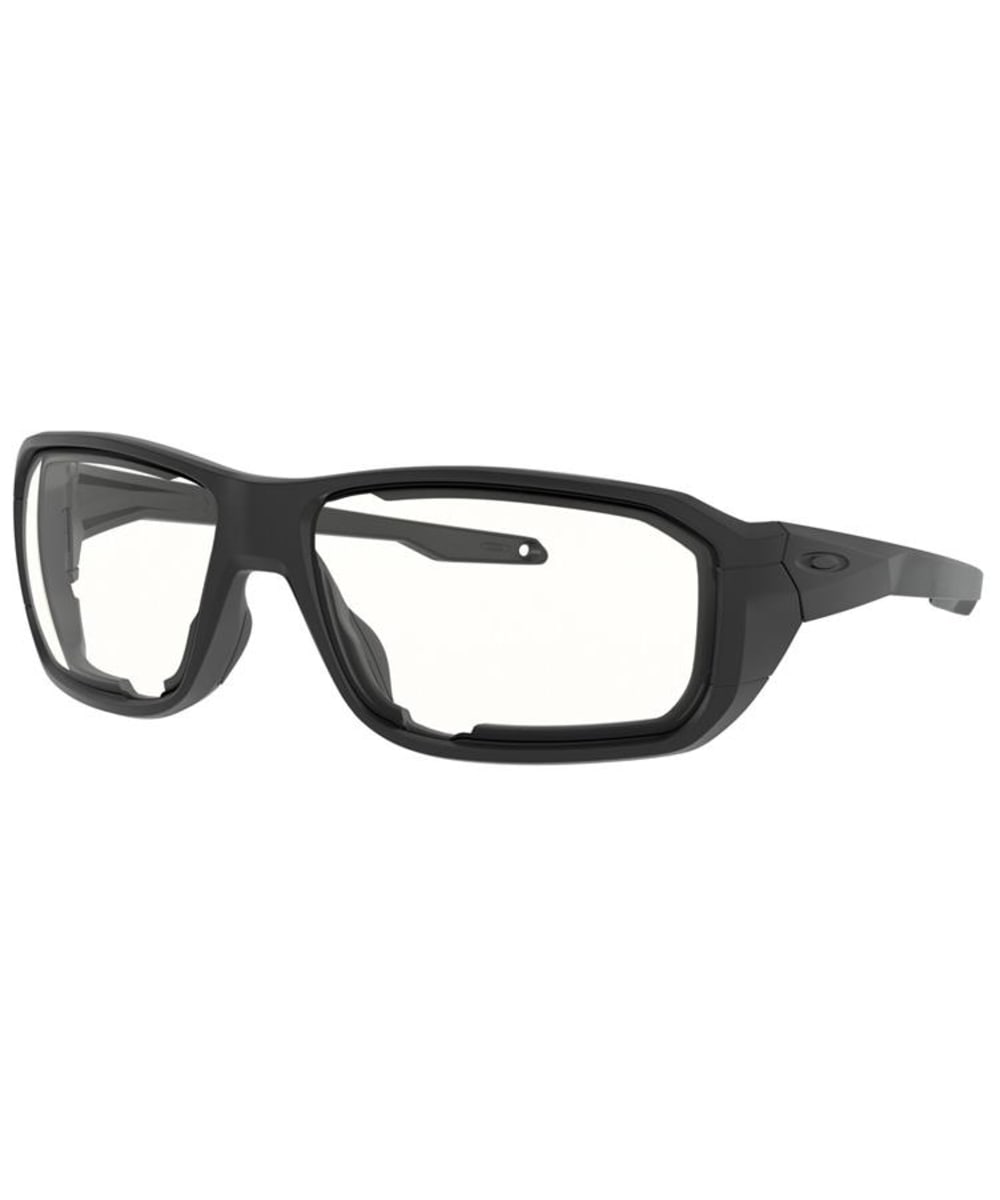 View Oakley Standard Issue HNBL Ballistic Sunglasses Matte Black Clear One size information
