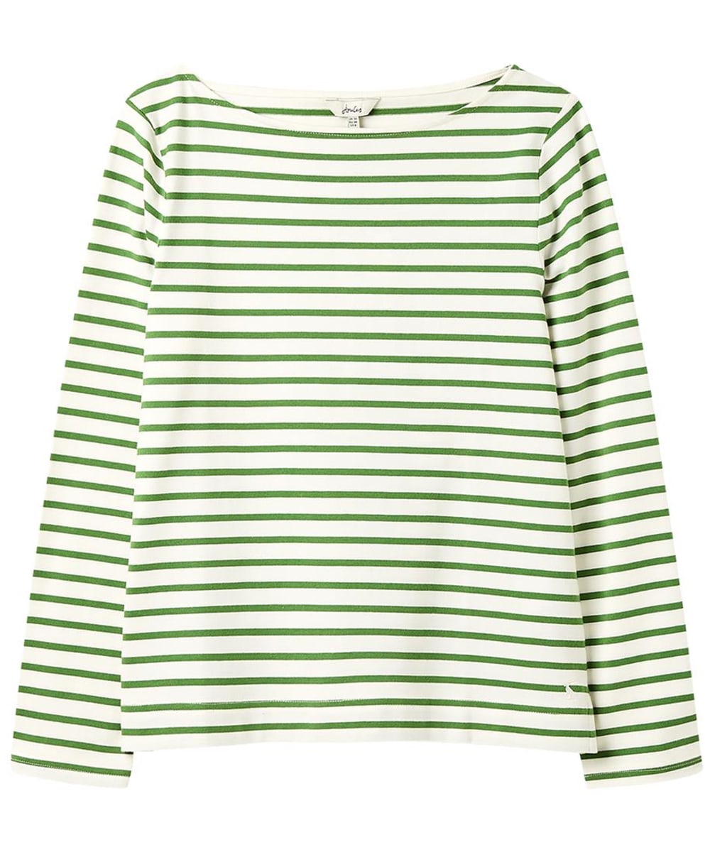 View Womens Joules Brancaster Top Green Stripe UK 8 information