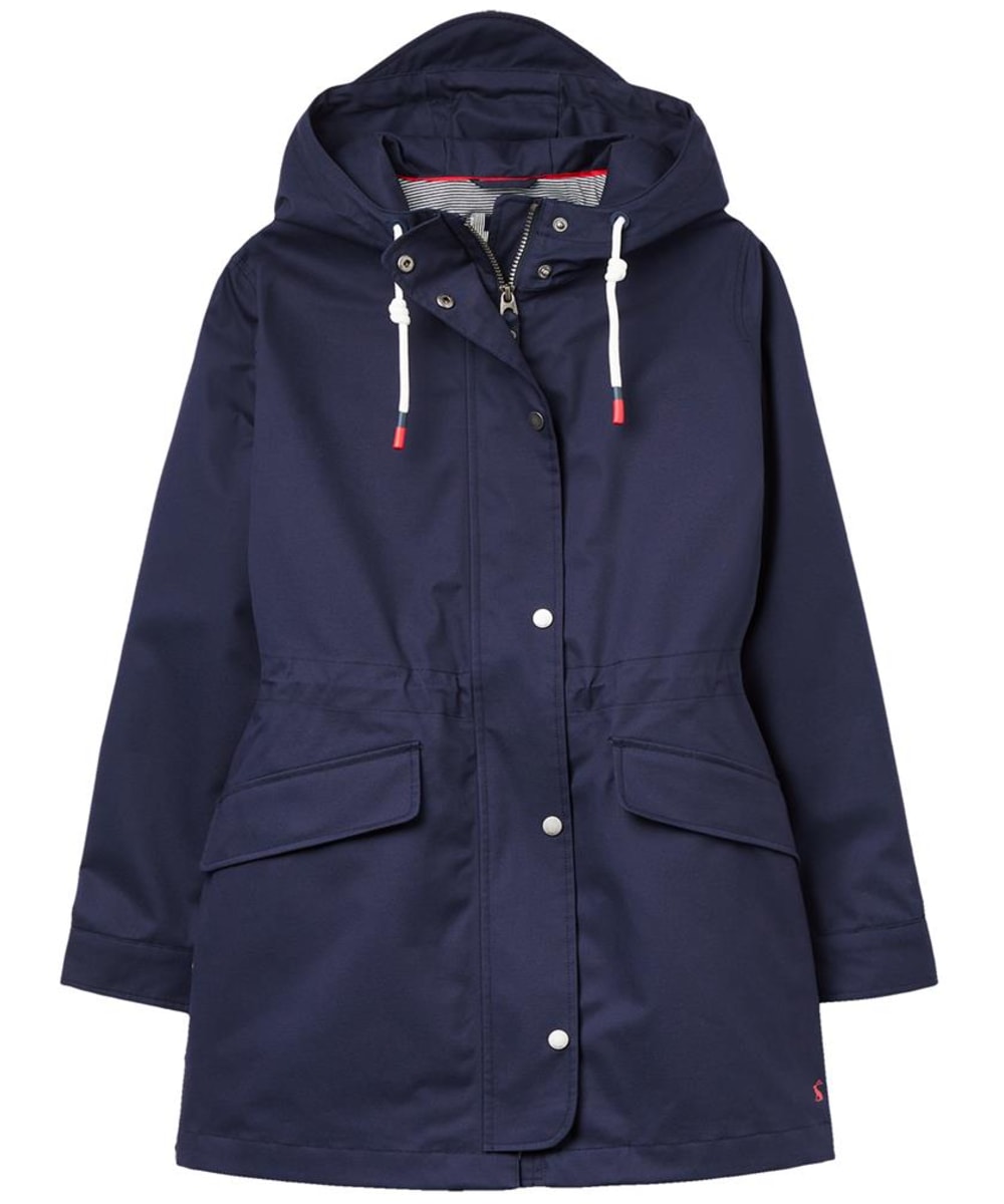 View Womens Joules Padstow Waterproof Raincoat French Navy UK 8 information