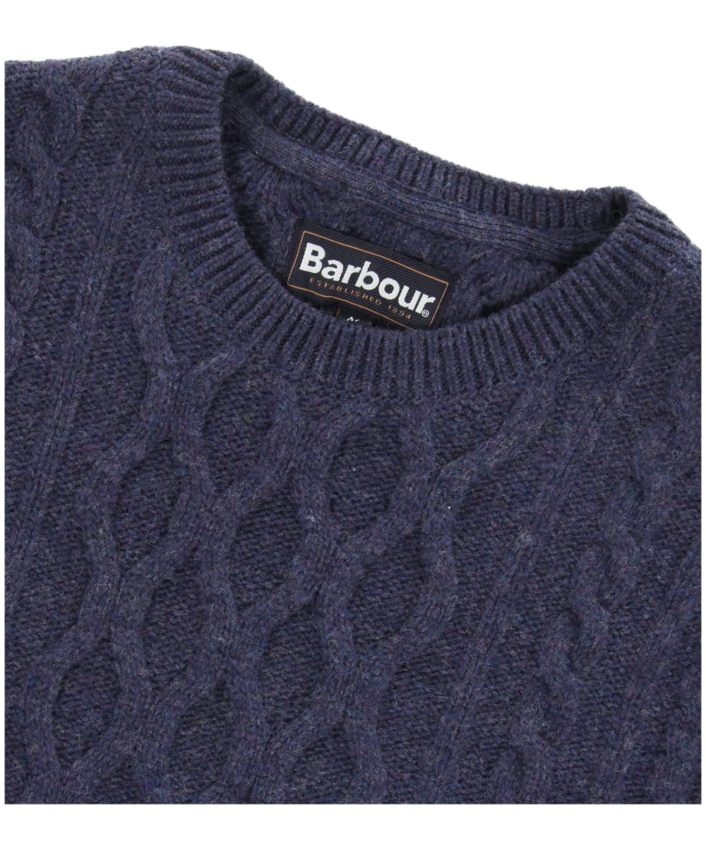 Men s Barbour Essential Chunky Cable Crew Knit