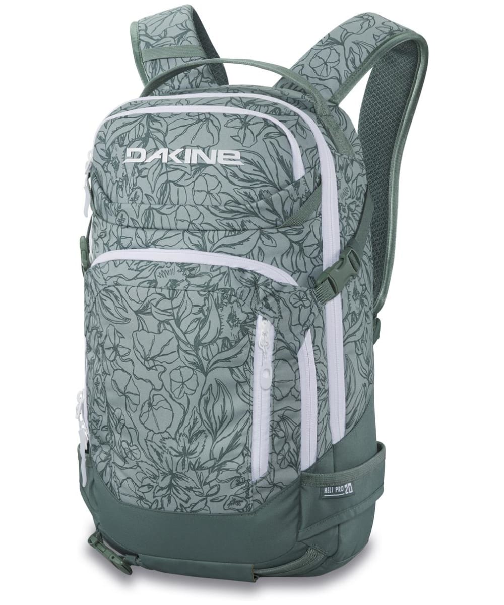 View Womens Dakine Heli Pro Water Repellent Backpack 20L POPPY ICEBERG 20L information