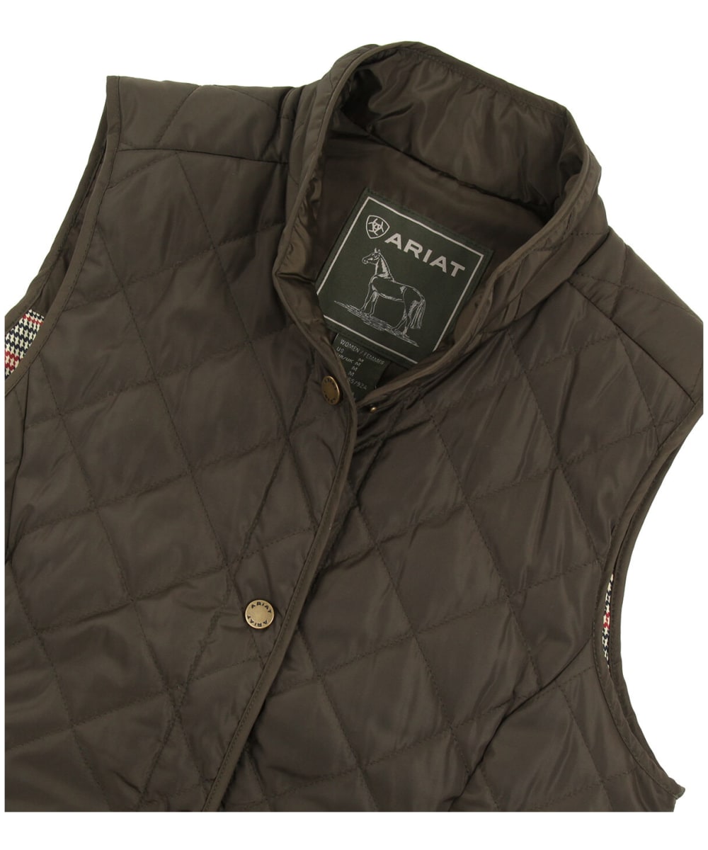 Women's Ariat Woodside Quilted Button Vest