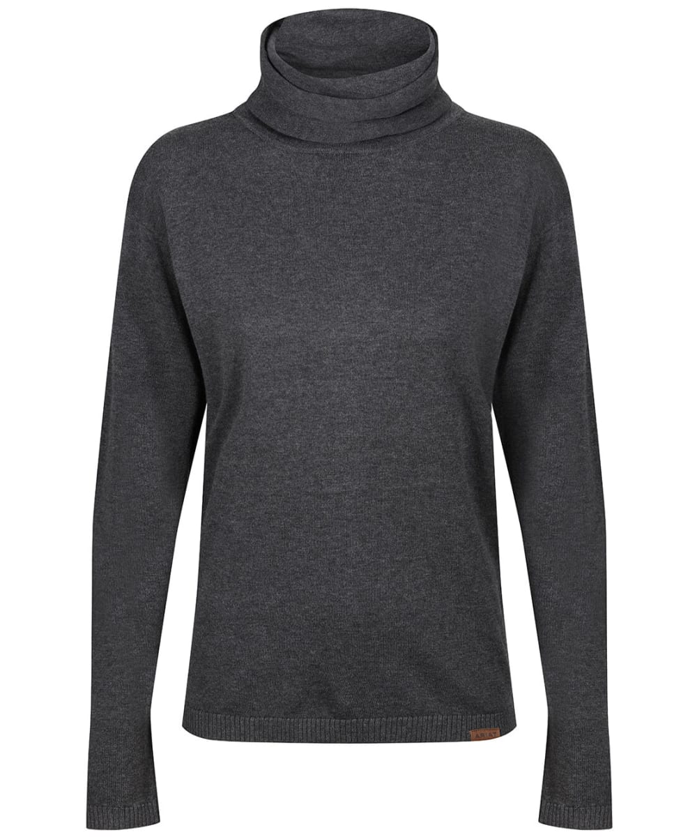 View Womens Ariat Lexi High Neck Sweater Charcoal UK 810 information