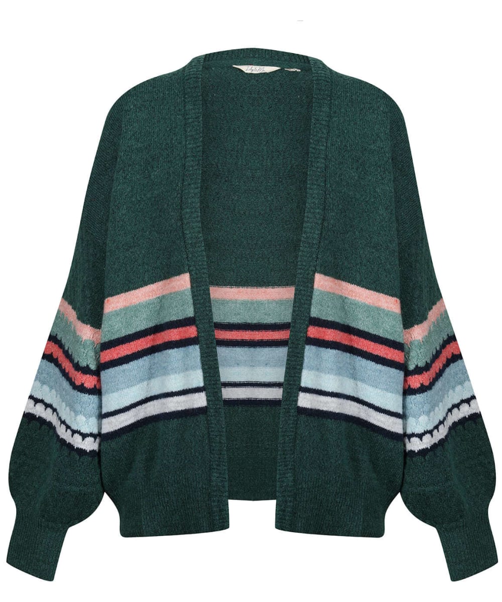 View Womens Lily Me Skylore Open Front Cardigan Green UK 16 information