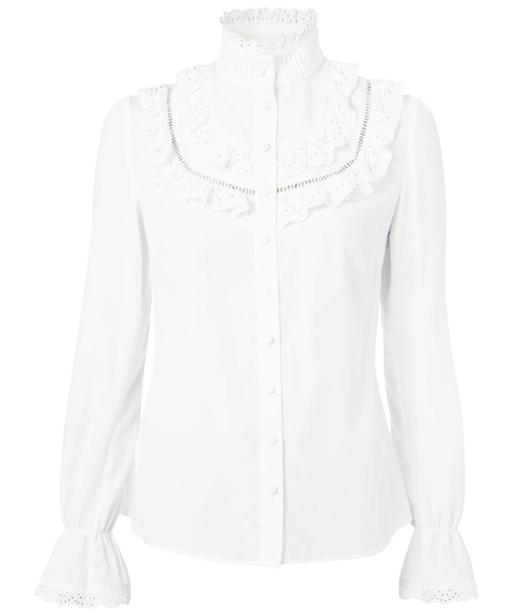 View Womens Holland Cooper Audley Lace Blouse White UK 8 information