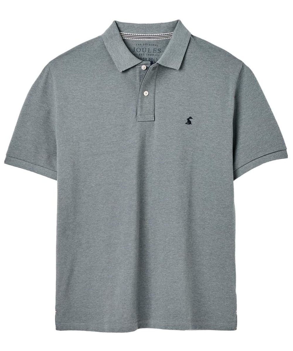 View Mens Joules Woody Cotton Polo Shirt Grey Marl UK XL information