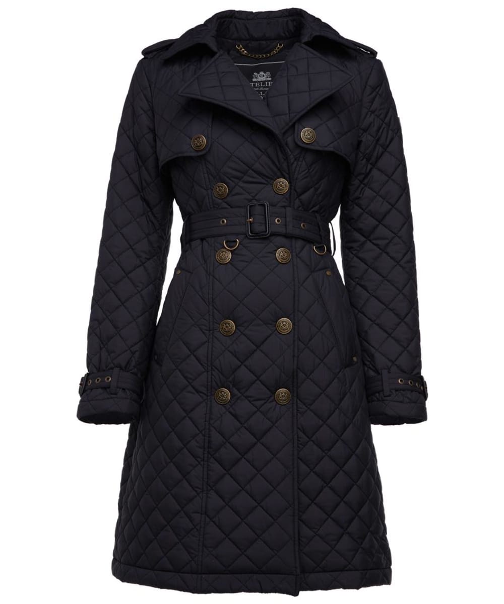 Women's Holland Cooper Grayson Quilted Trench Coat