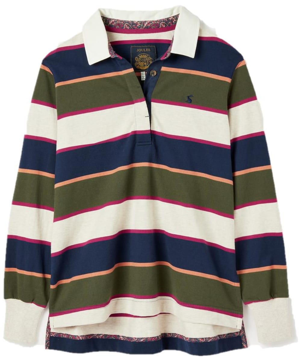 View Womens Joules Sammie Rugby Shirt Multi Stripe UK 8 information