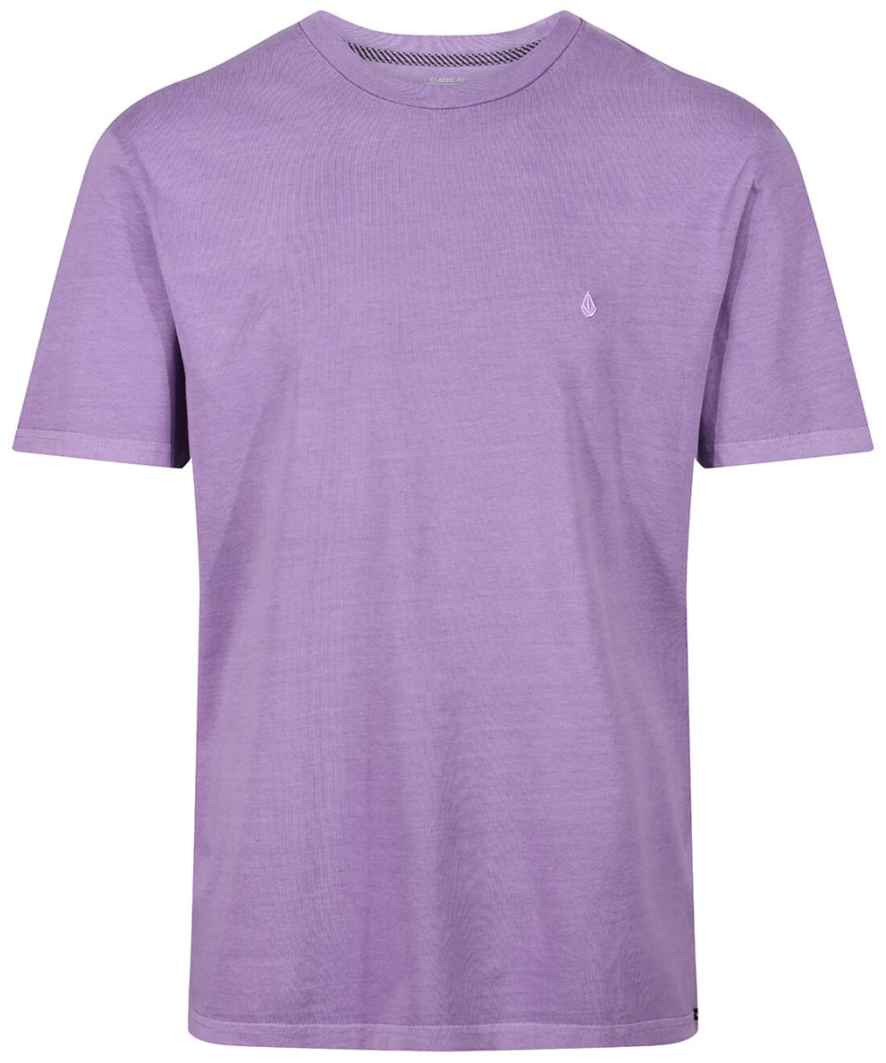 View Mens Volcom Solid Stone Short Sleeved TShirt Paisley Purple XL information