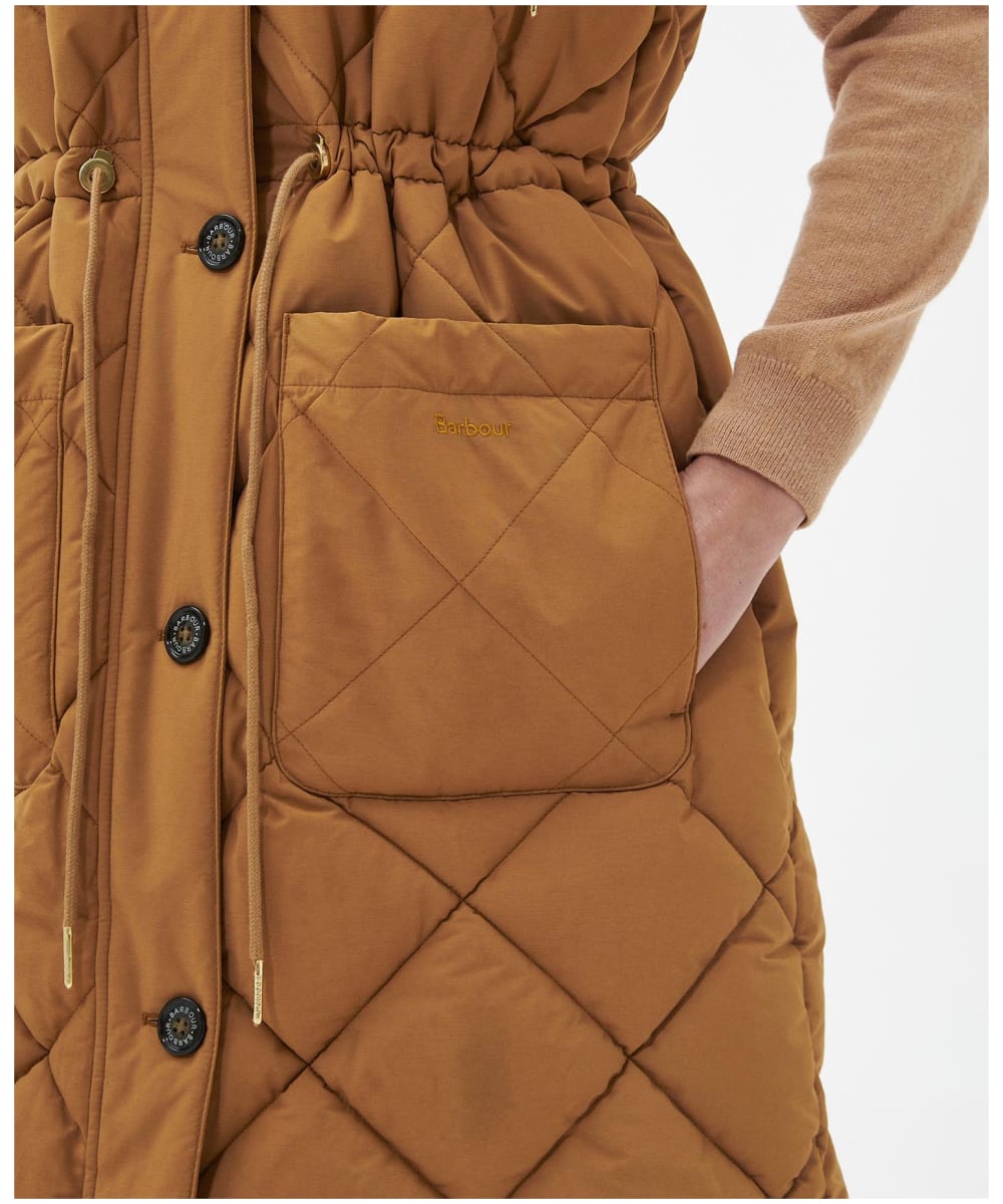 Barbour orange gilet outlet