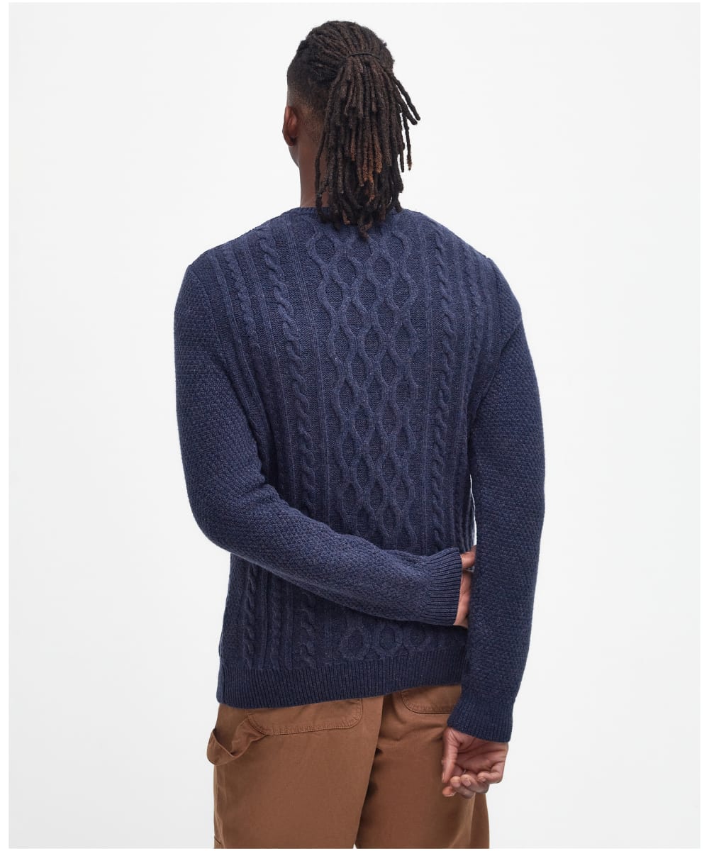 Barbour essential cable crew on sale
