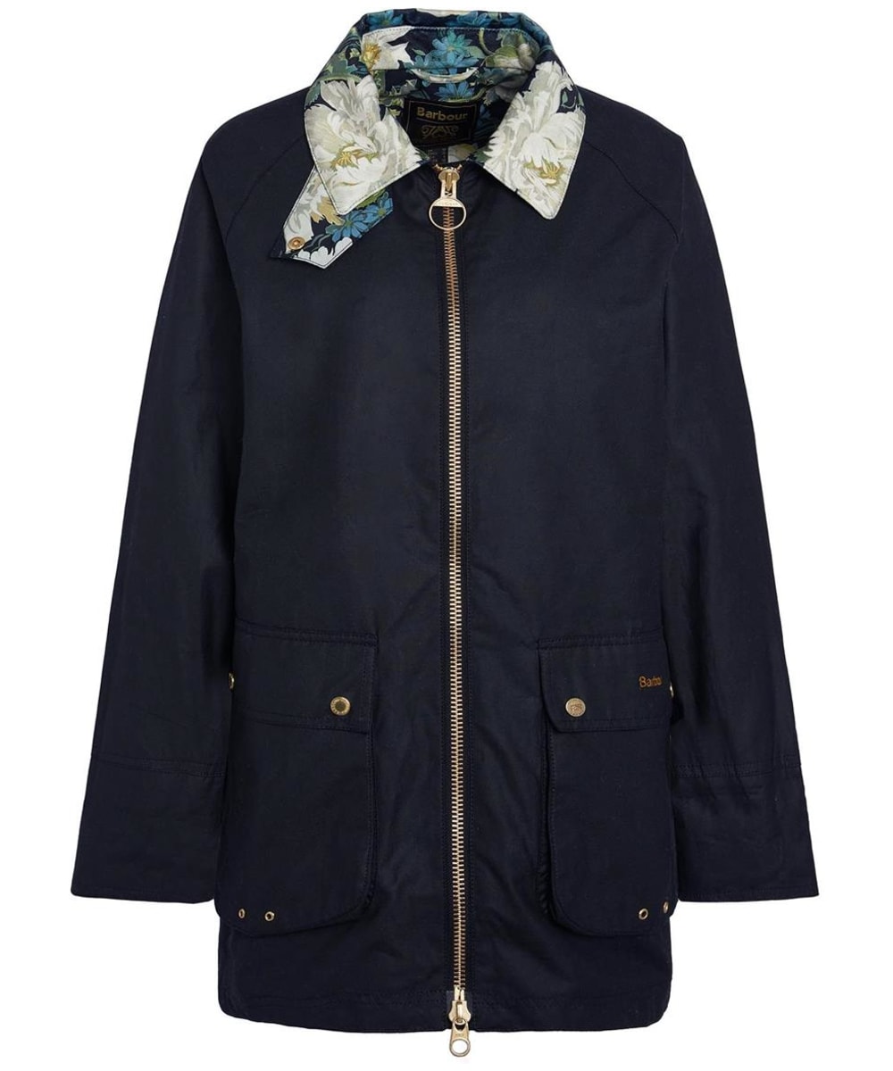 View Womens Barbour x House of Hackney Dalston Wax Jacket Black Papavera UK 10 information