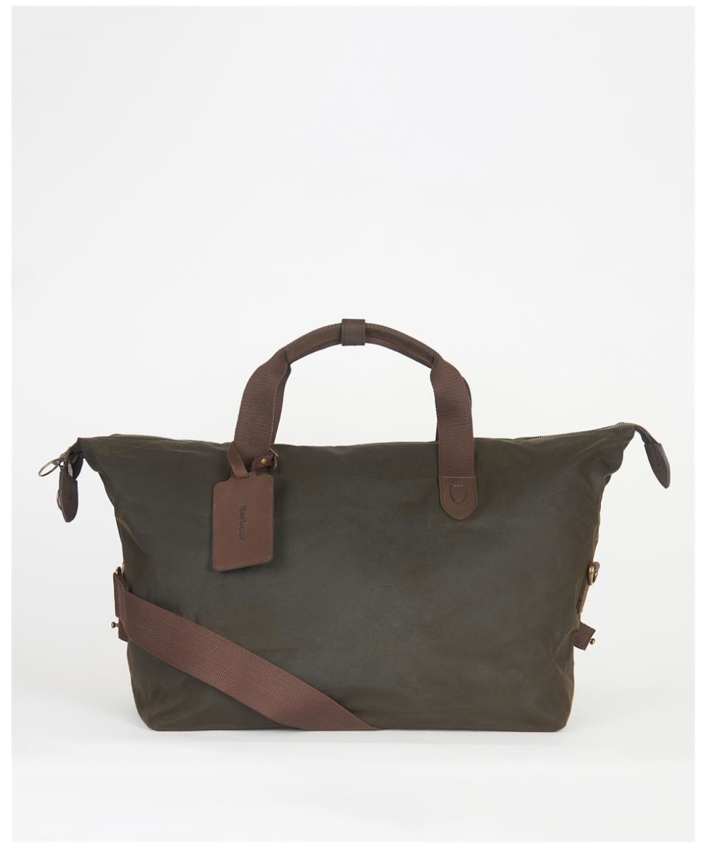 Barbour wax cotton travel explorer holdall deals