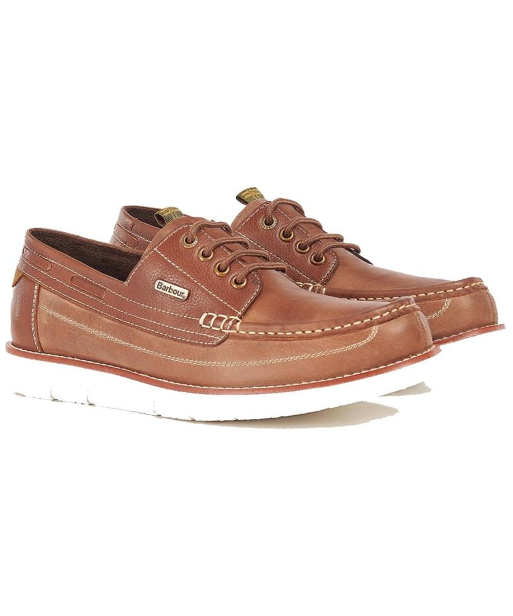 View Mens Barbour Hardy Deck Shoes Tan UK 8 information