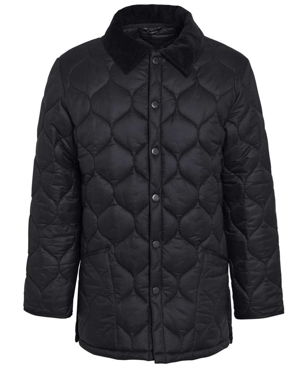View Mens Barbour Lofty Quilted Jacket Black UK XL information