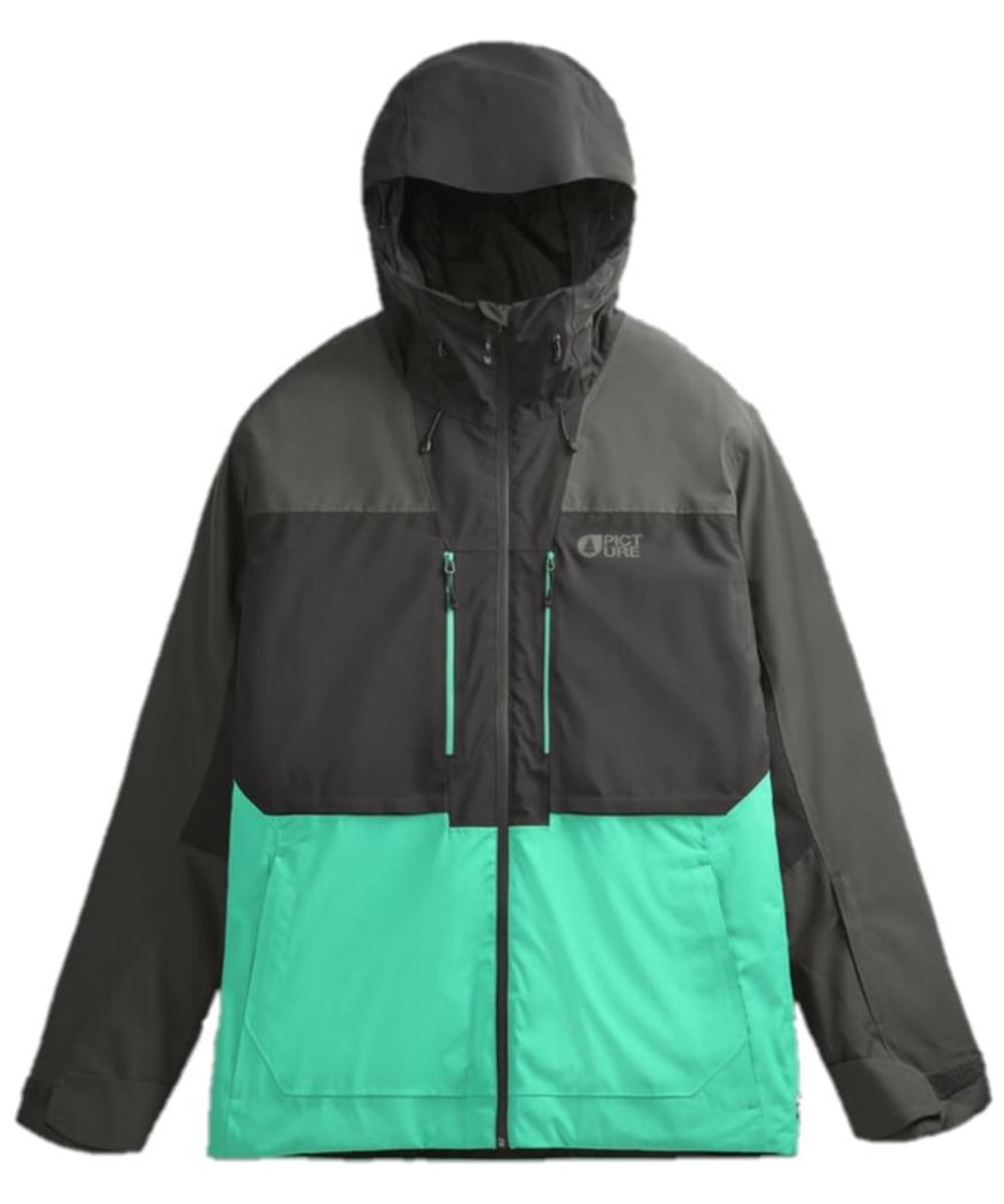 View Mens Picture Object Waterproof Snow Jacket Spectra Green Black L information