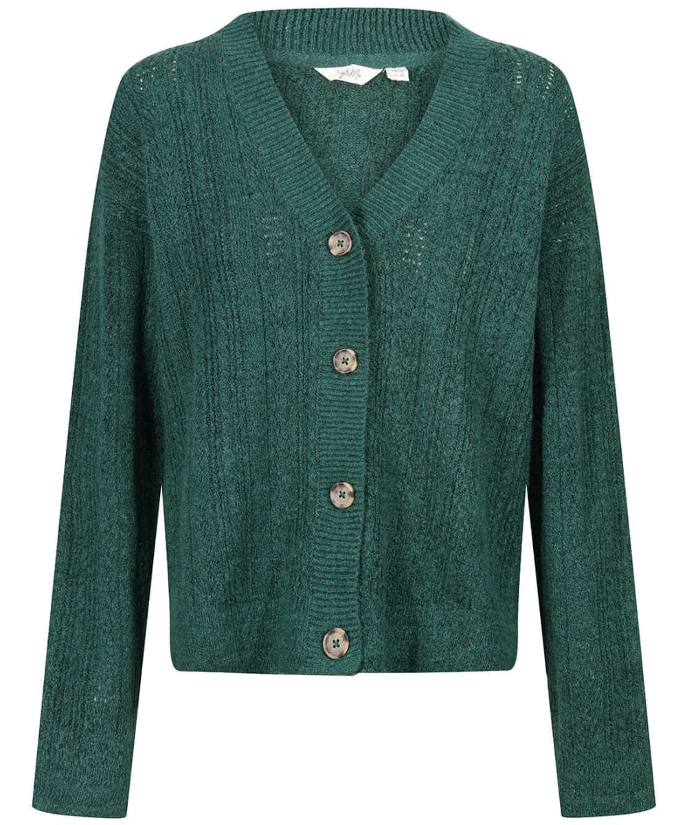 View Womens Lily Me Cornwell Pointelle Loose Fit Cardigan Green UK 10 information
