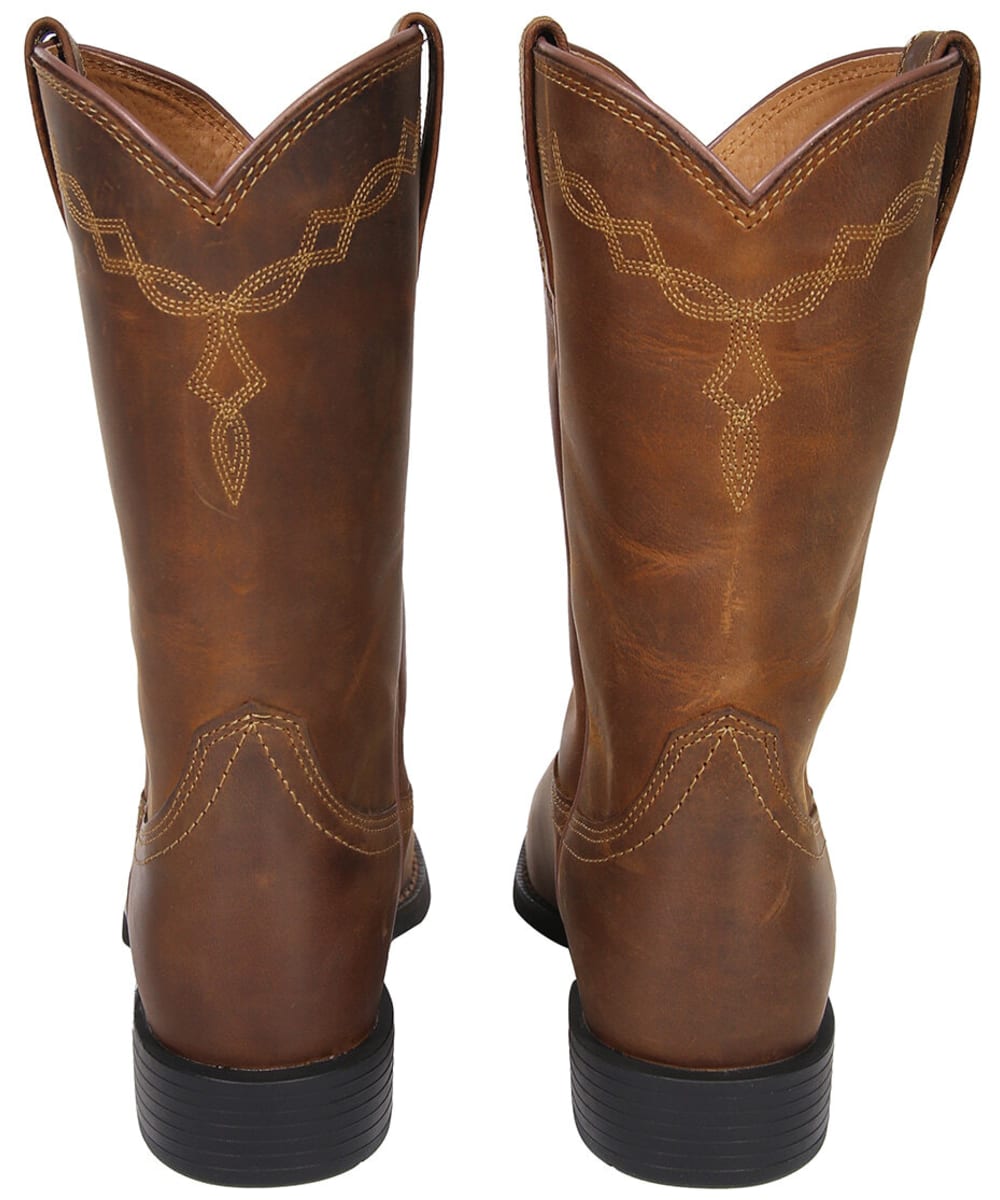 Women s Ariat Heritage Roper Western Leather Boots