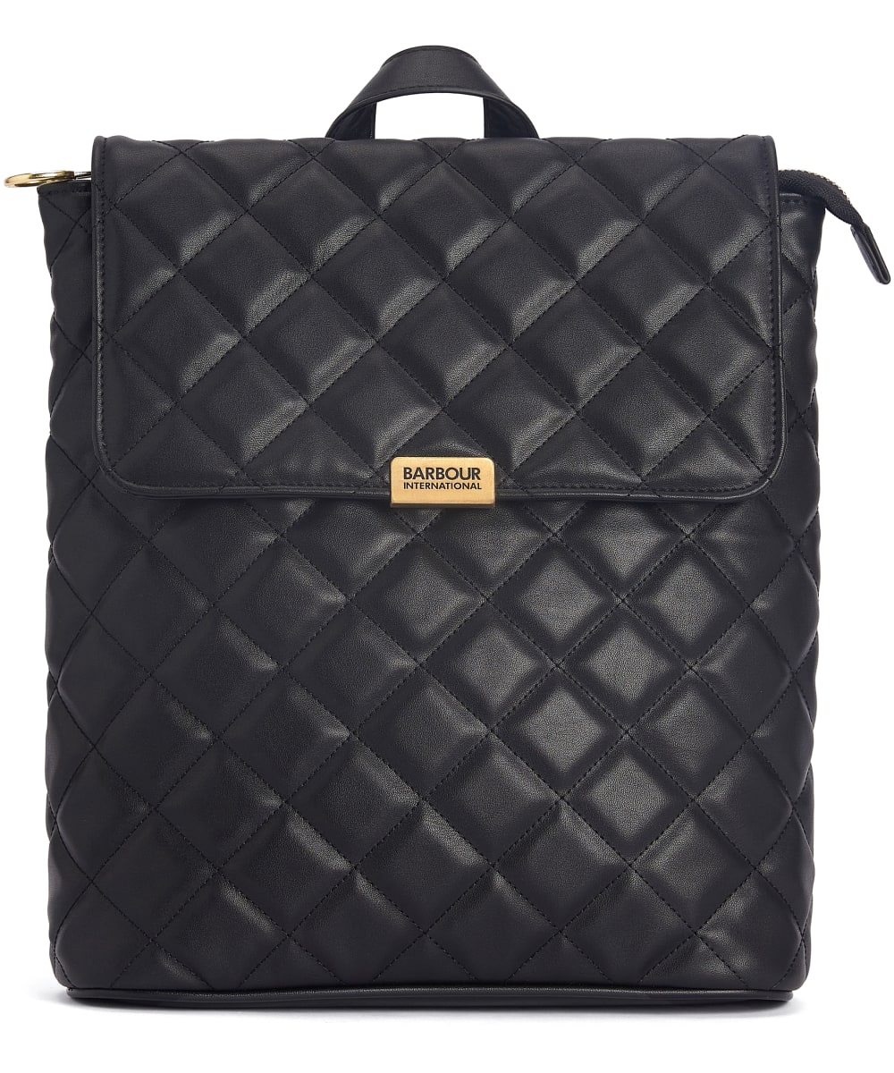 Women s Barbour International Quilted Hoxton Backpack