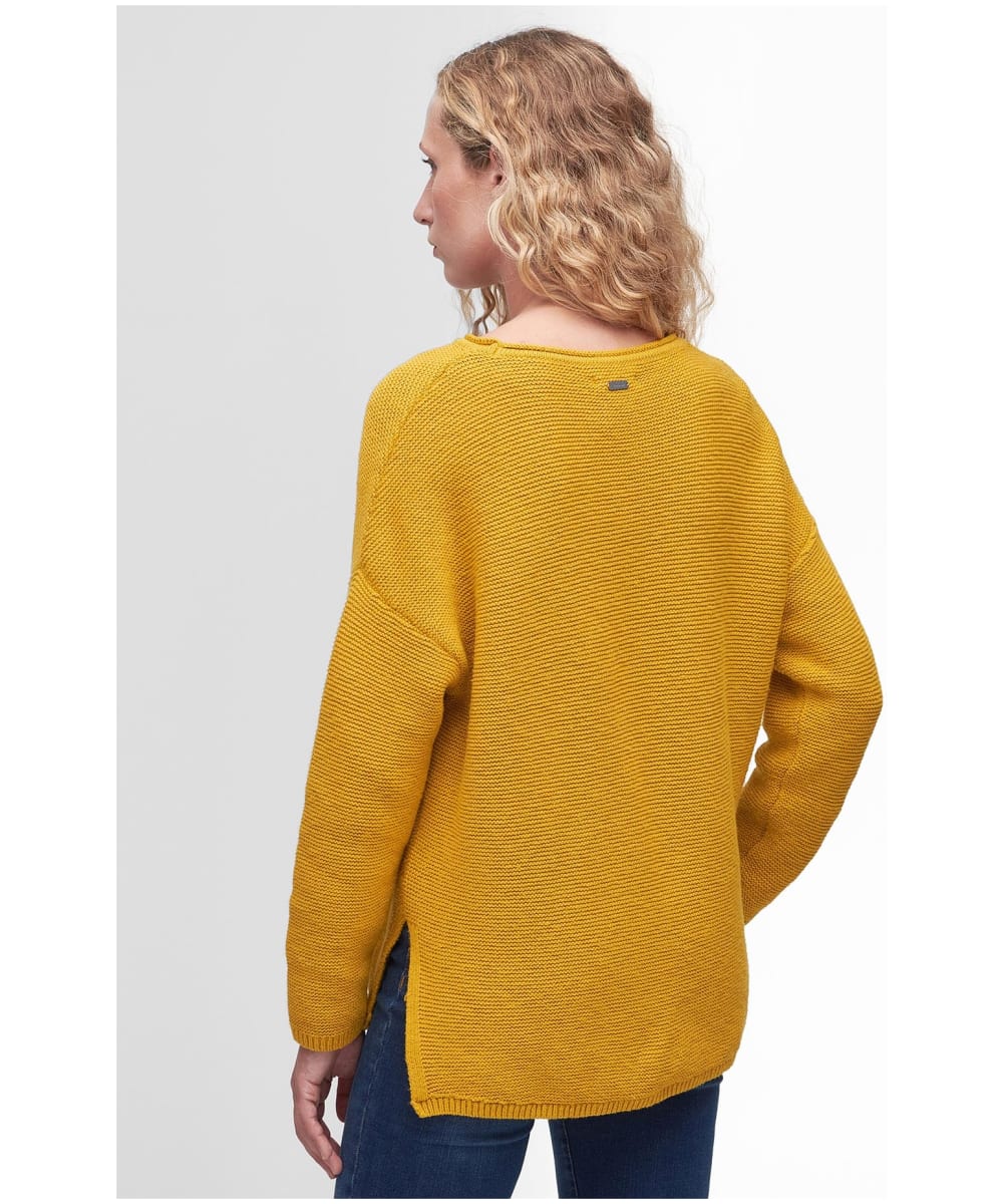 Barbour cheap mustard jumper
