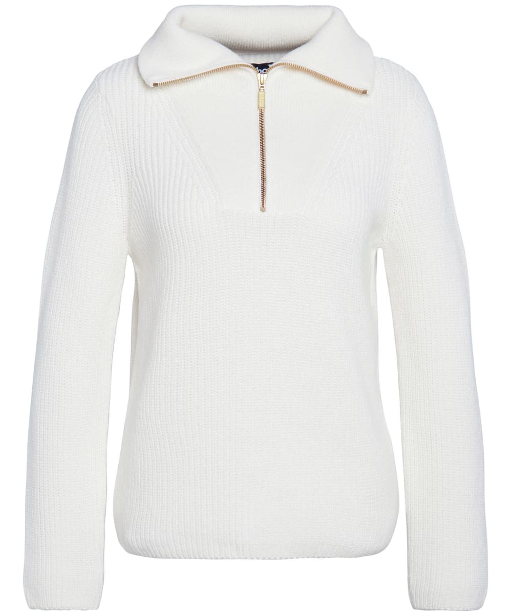 Barbour clearance white jumper