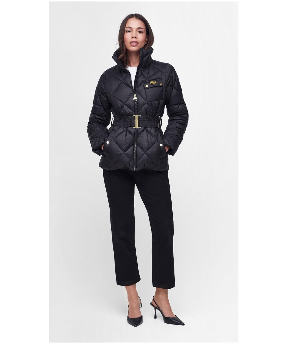 Women's barbour international store autocross quilted jacket