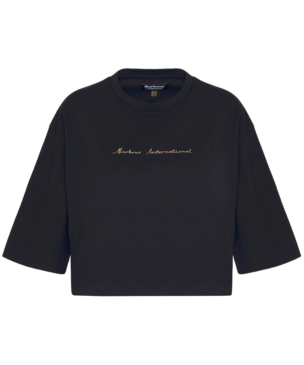 Barbour black outlet t shirt