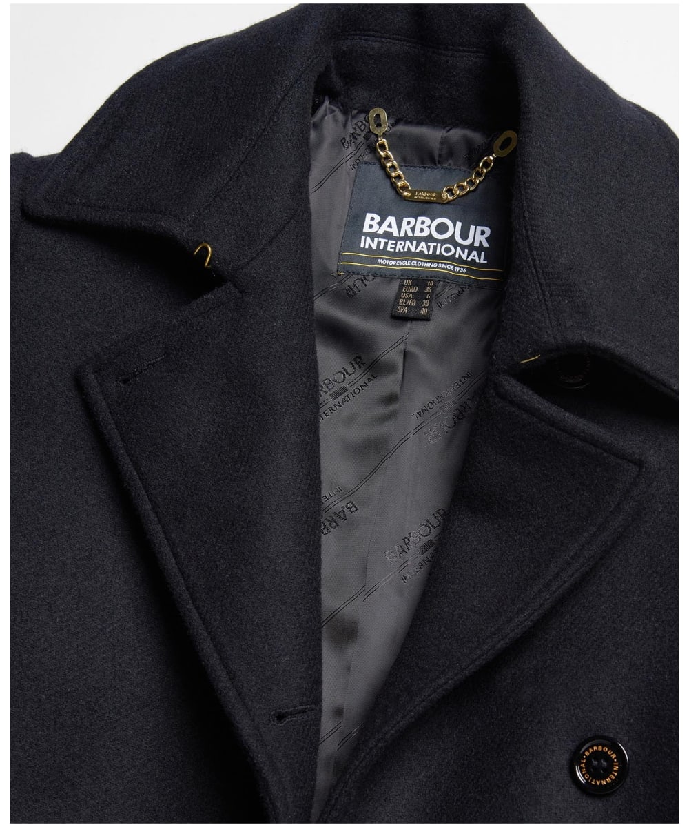 Barbour wool discount jacket Black