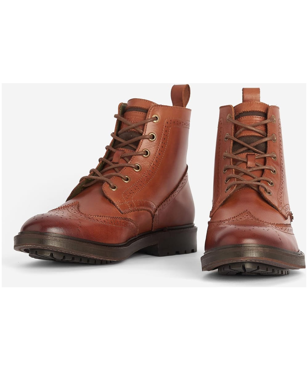 Mens barbour hotsell brogue boots
