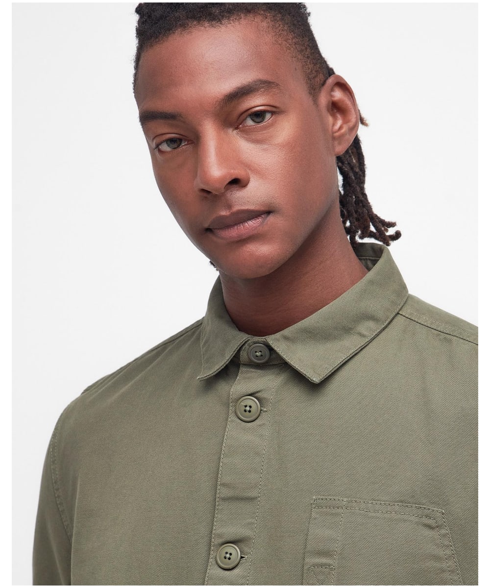 Mens cheap cotton overshirt