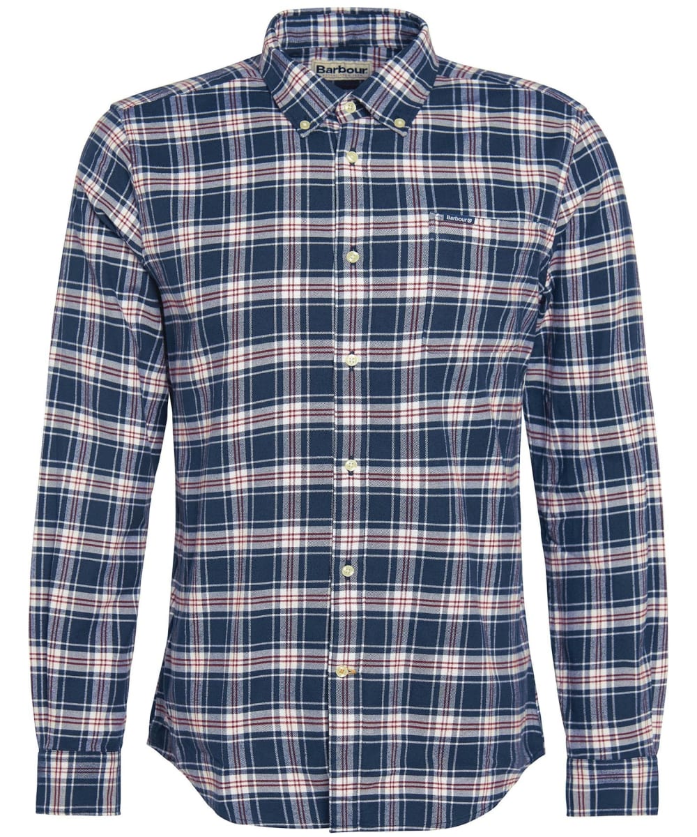 Barbour brushed cotton hot sale shirt