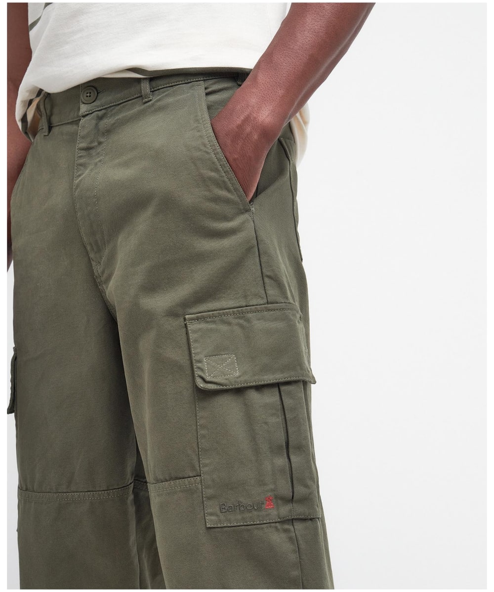 Barbour trousers 2025 mens olive