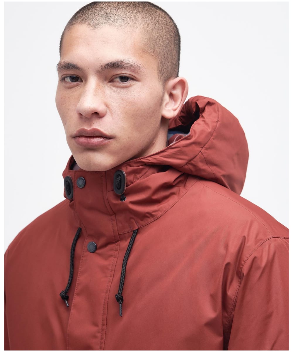 Barbour red waterproof clearance jacket