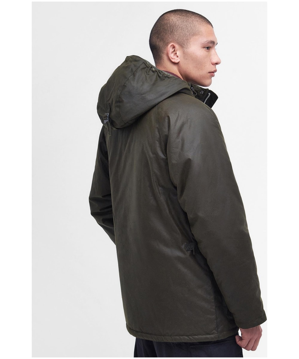 Barbour galloway waxed best sale cotton parka jacket