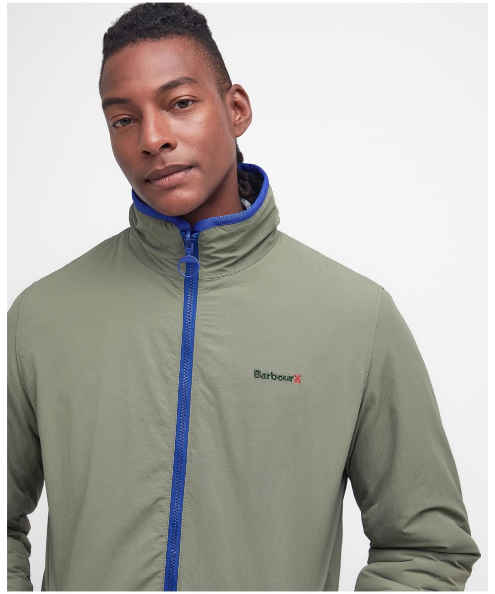Mens quilted outlet fleece jacket