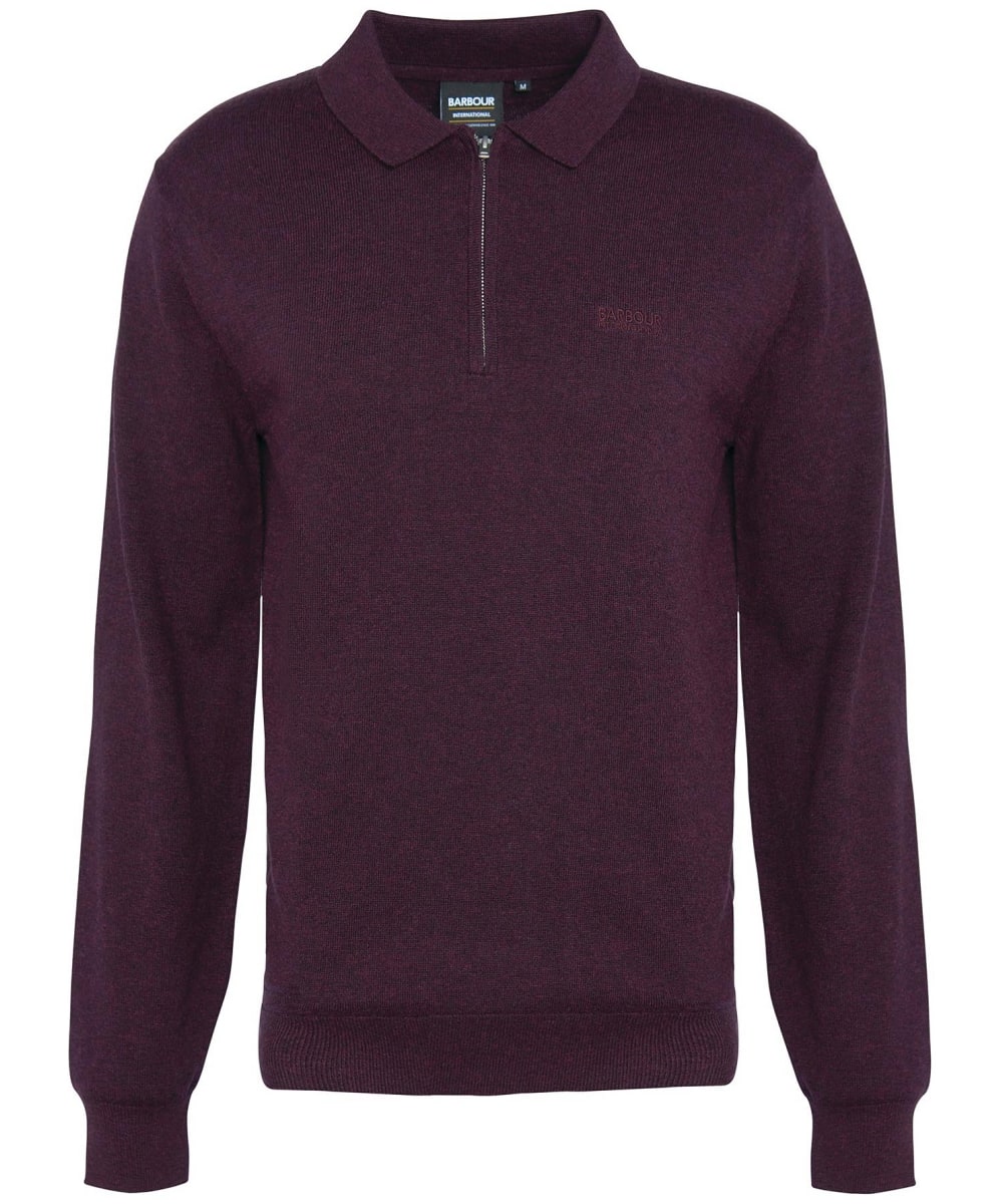 Men s Barbour International Binder Knitted Polo