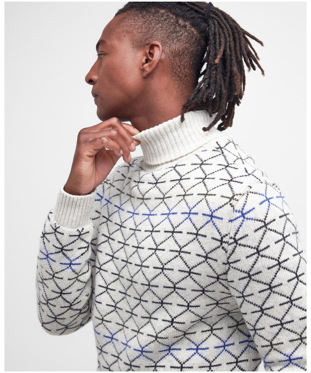 Barbour malvern roll hotsell collar sweater