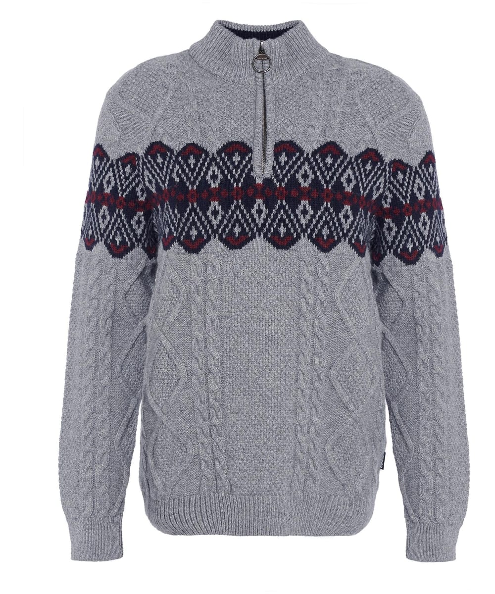 Barbour fair isle half zip online