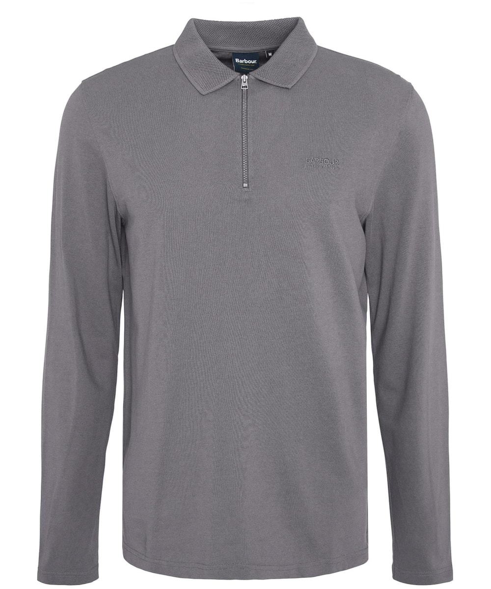 Men s Barbour International Long Sleeve Heath Polo Shirt