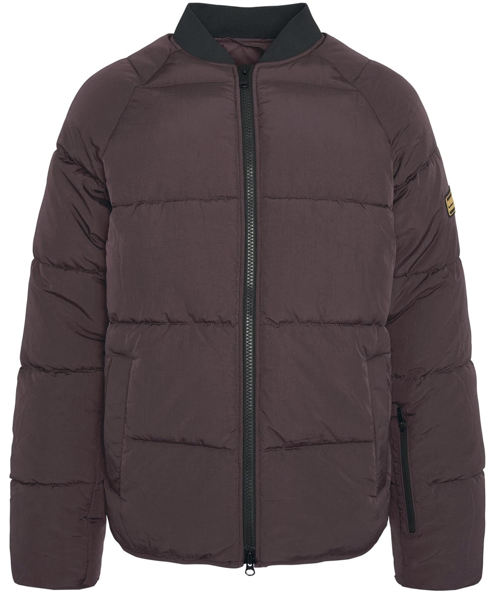 Mens barbour clearance quilted bomber jacket