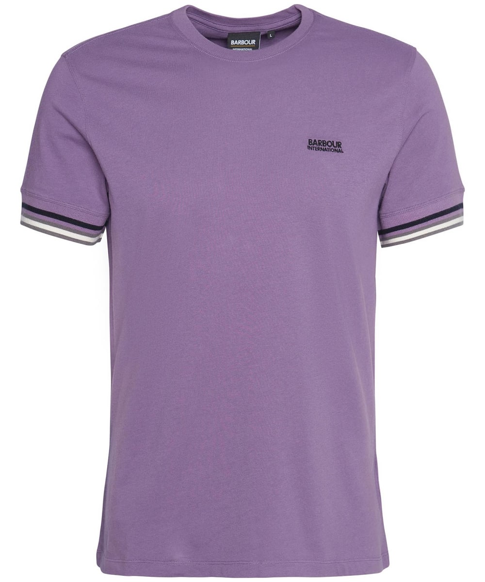 Barbour t shirt mens purple store