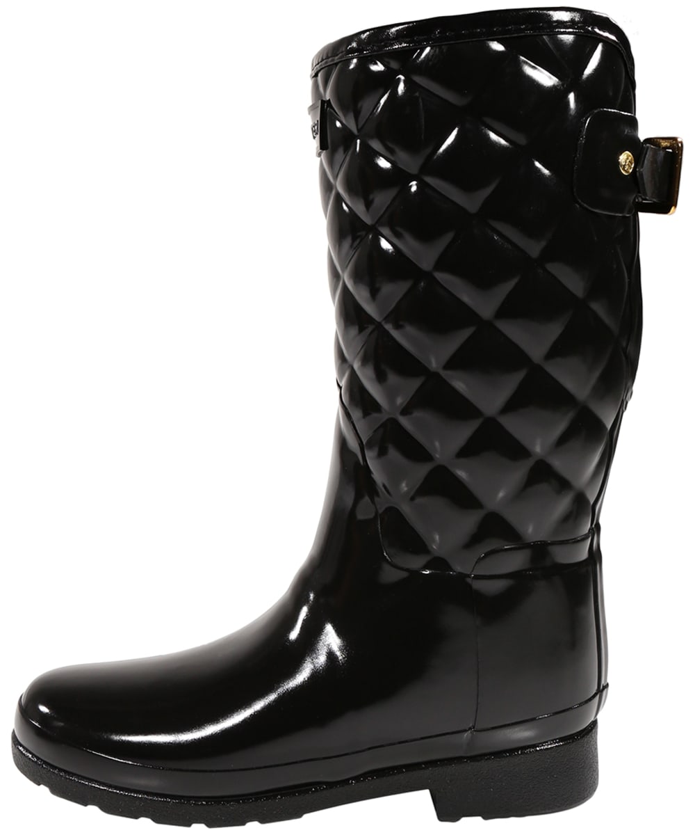 Women's Hunter Refined Short Quilted Gloss Boot