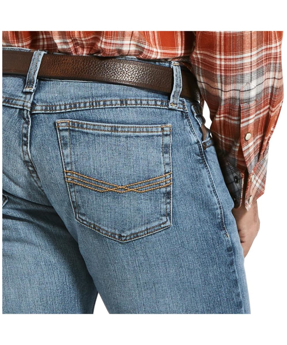 Men's ariat stretch jeans sales