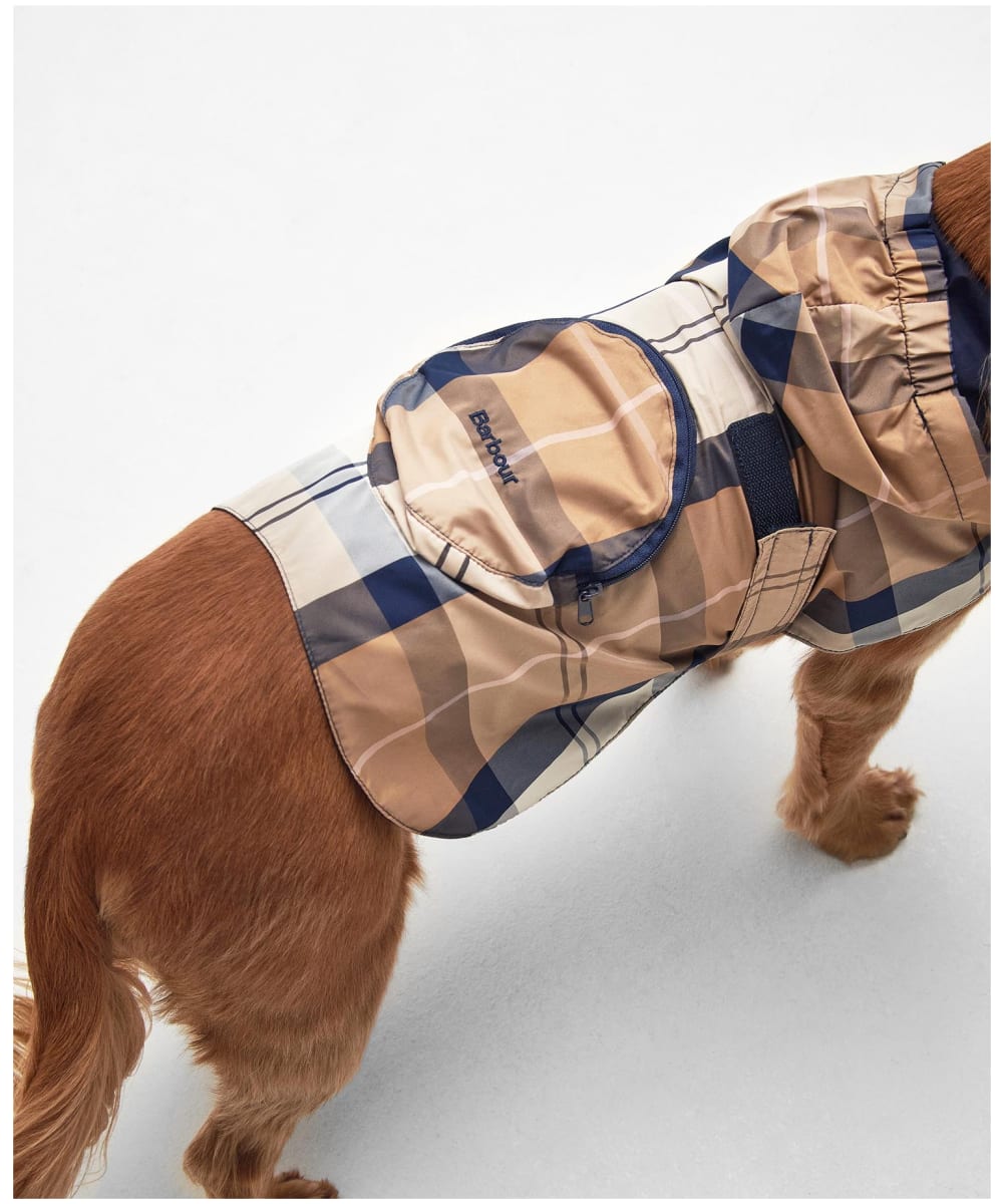 Barbour Packable Tartan Dog Coat