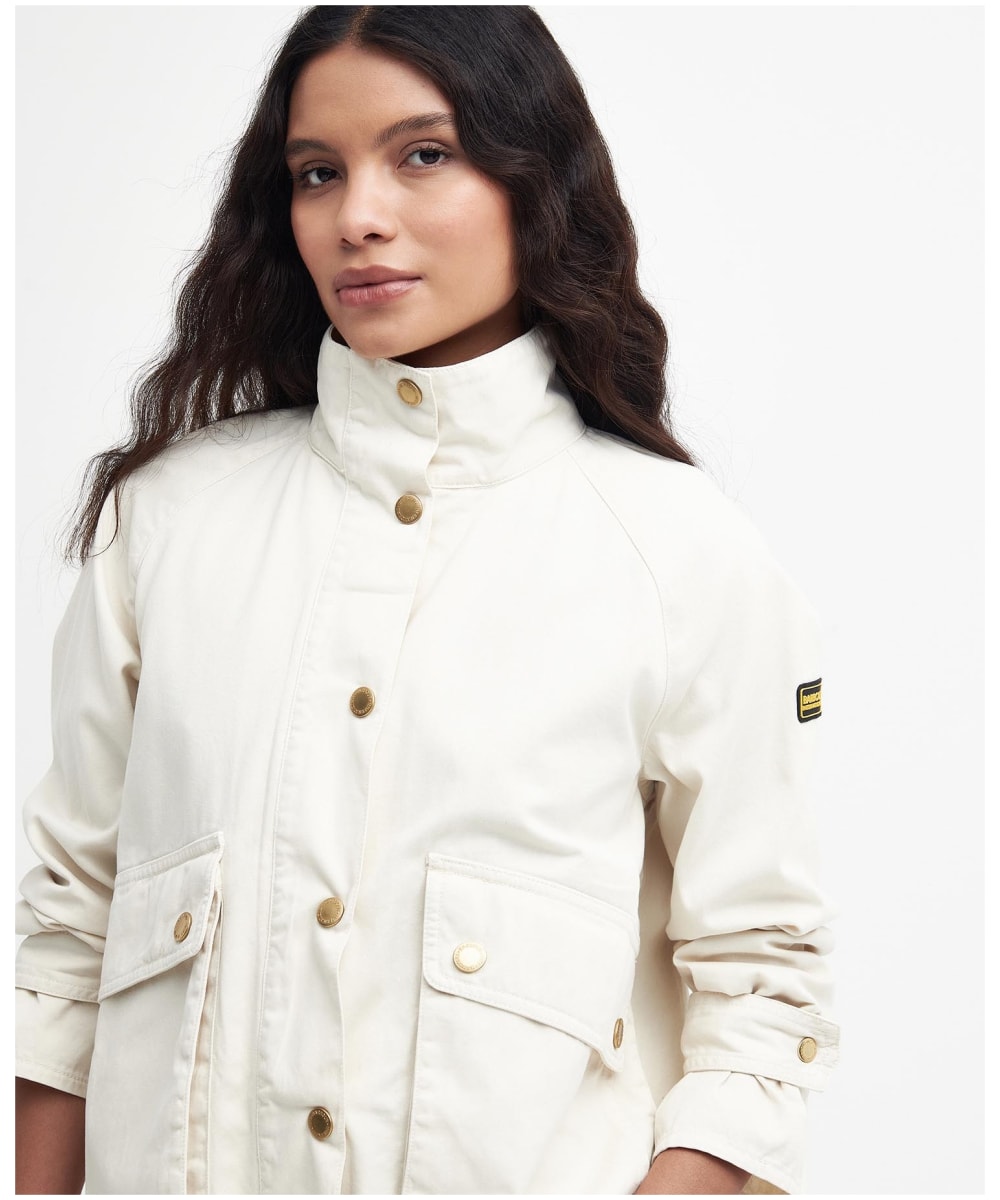Barbour casual jacket shop white